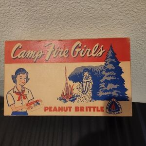 Camp Fire Girls Peanut Brittle Decor